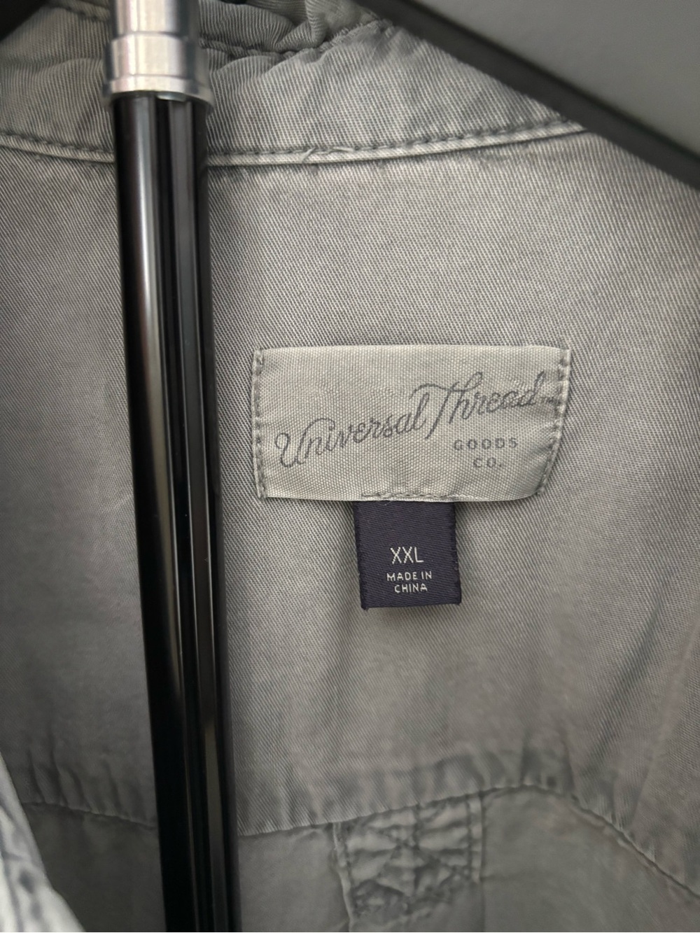 Universal Thread Gray Button-Up Shirt - Picture 4 of 5